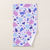 Motif de Terrazzo coloré (Serviette à main)