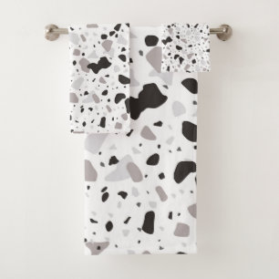 Motif de Terrazzo monochromatique