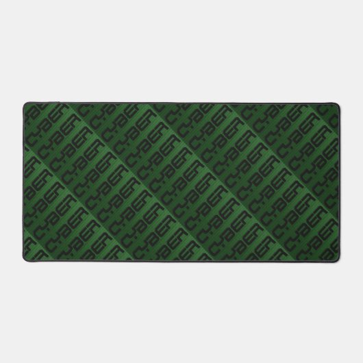 Motif de texte cyber cool vert (Recto)