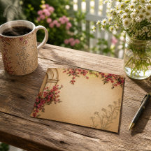 Motif de texture à fleurs vintage en ocre chaud de