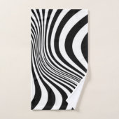 Motif de texture d'impression de peau de zèbre (Serviette à main)