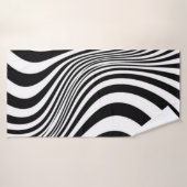 Motif de texture d'impression de peau de zèbre (Serviette de bain)
