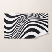 Motif de texture d'impression de peau de zèbre (Serviette à main)