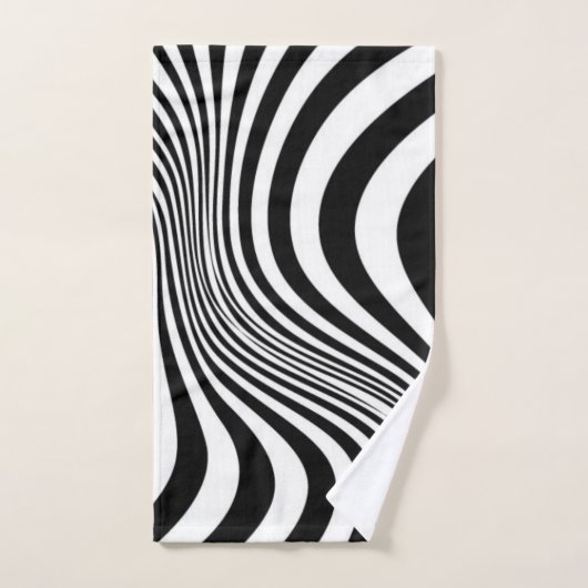 Motif de texture d'impression de peau de zèbre (Serviette à main)