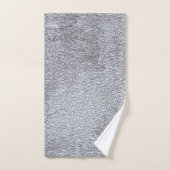 Motif de texture en pierre gris foncé en béton (Serviette à main)