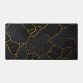 Motif de Texture Noir Doré Moderne (Recto)