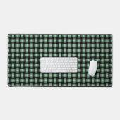 Motif de tissage noir vert (Clavier et souris)