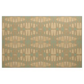 Motif de tissu d'impression Brown Blue Wave Diamon (Fat Quarter)