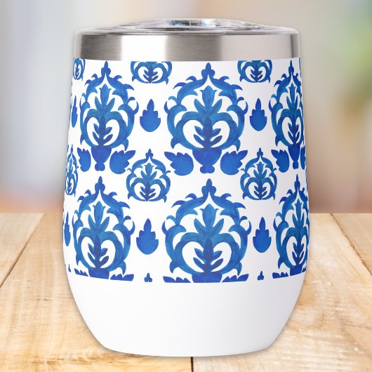 Motif de toile bleu français