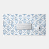 Motif de toile bleu français (Clavier et souris)