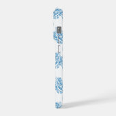 Motif de toile bleu français (Côté gauche)