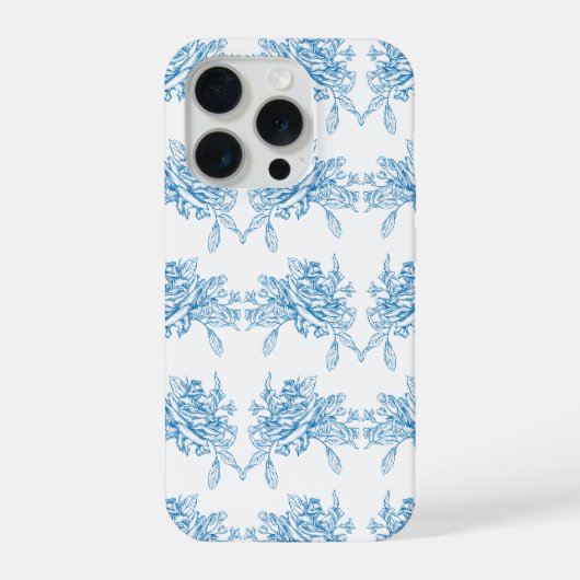 Motif de toile bleu français (Verso)