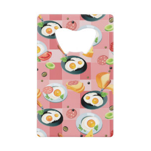Motif de tomate et d'oeufs au plat