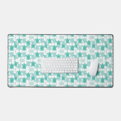 Motif de tortue turquoise (Clavier et souris)