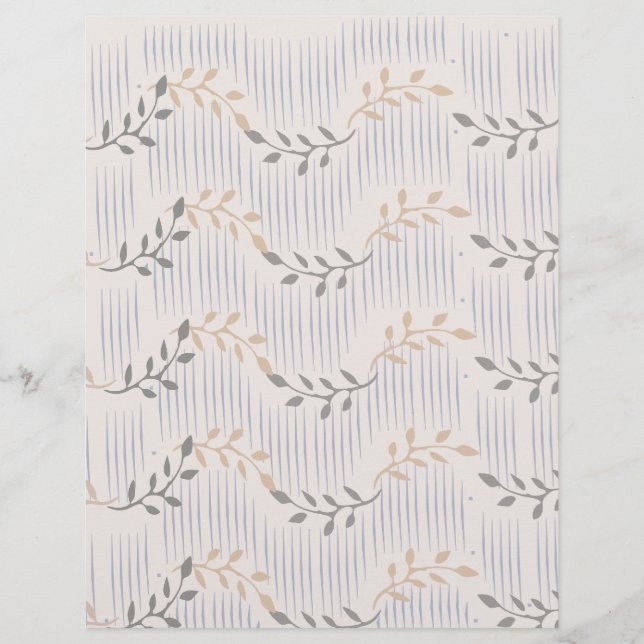 Motif de tourbillon de feuille : (Devant)