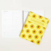 Motif de tournesol jaune Nom personnalisé (Devant avec enveloppe)