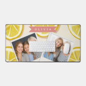 Motif de tranche de citron frais personnalisé Lumi (Clavier et souris)