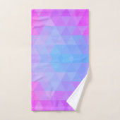 Motif de Triangle Coloré Unique (Serviette à main)