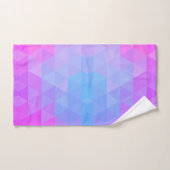 Motif de Triangle Coloré Unique (Serviette à main)