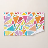 Motif de triangles colorés 2 (Serviette à main)