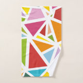 Motif de triangles colorés 4 (Serviette à main)