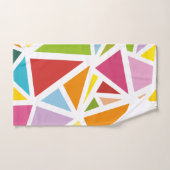 Motif de triangles colorés 4 (Serviette à main)