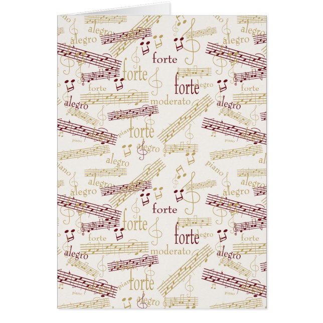 Motif de typographie d'aficionado de musique (Devant)