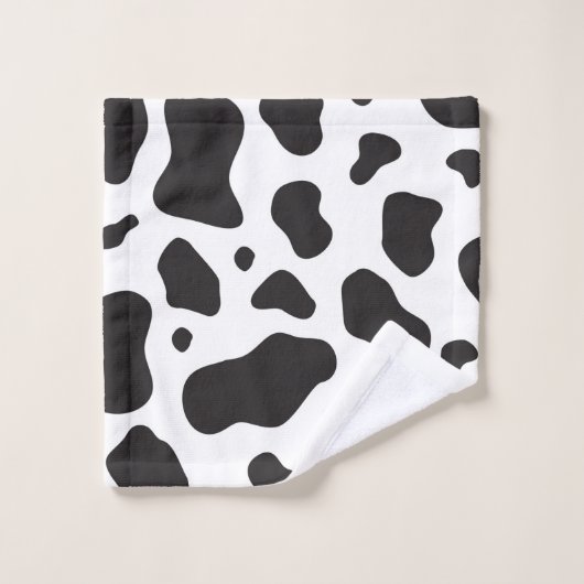 Motif de vache (Gant de toilette)