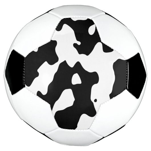 Motif de vache noir et blanc (Tourné)