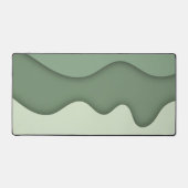 Motif de vague abstrait vert sauge (Recto)