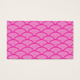 Motif de vague japonais rose Girly de hippie