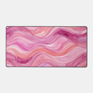 Motif de vagues à l'aquarelle rose