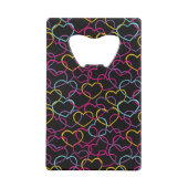 Motif de Valentine avec des coeurs de couleur (Dos)