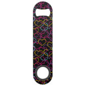 Motif de Valentine avec des coeurs de couleur (Dos)