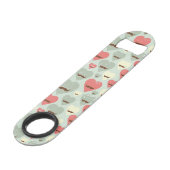 Motif de Valentine avec le coeur et la moustache (Dos Angle)