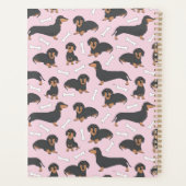 motif de variété dachshund en rose (Dos)