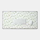 Motif de verdure feuille aquarelle (Clavier et souris)
