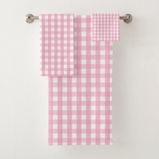 Motif de vérification En vichy rose (En situation)