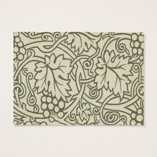 Motif de vigne de raisin gris vert de William Morr