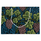 Motif de vin, William Morris Grand sac cadeau (Devant)