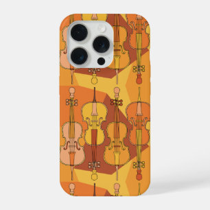 Motif de violoncelle coloré