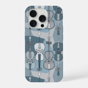 Motif de violoncelle coloré 