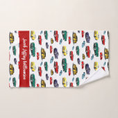 Motif de voiture véhicules automobiles multicolore (Serviette à main)
