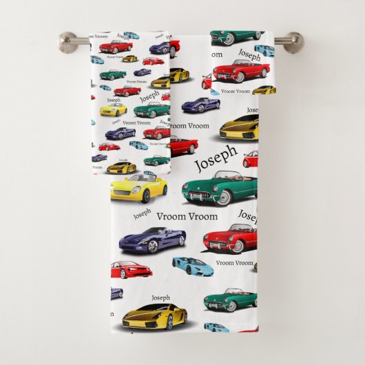 Motif de voiture véhicules multicolores voitures a (En situation)