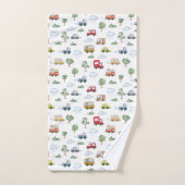 Motif de voitures (Serviette à main)
