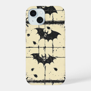 Motif de vol de chauve-souris Halloween vintage