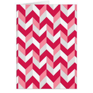 Motif de zigzag en arête de poisson rose blanc