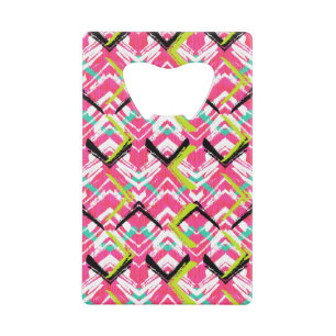 Motif de zigzag rose tiré par la main