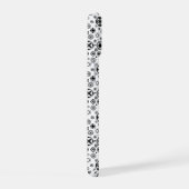 Motif décoratif arabesque noir blanc mignon (Côté droit)