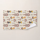 Motif décoratif égyptien antique sans couture (Serviette à main)